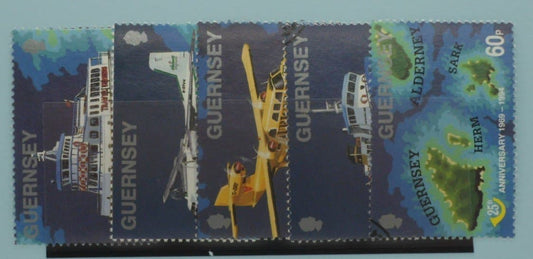 Guernsey Stamps, 1994, SG645-649, Used image 0