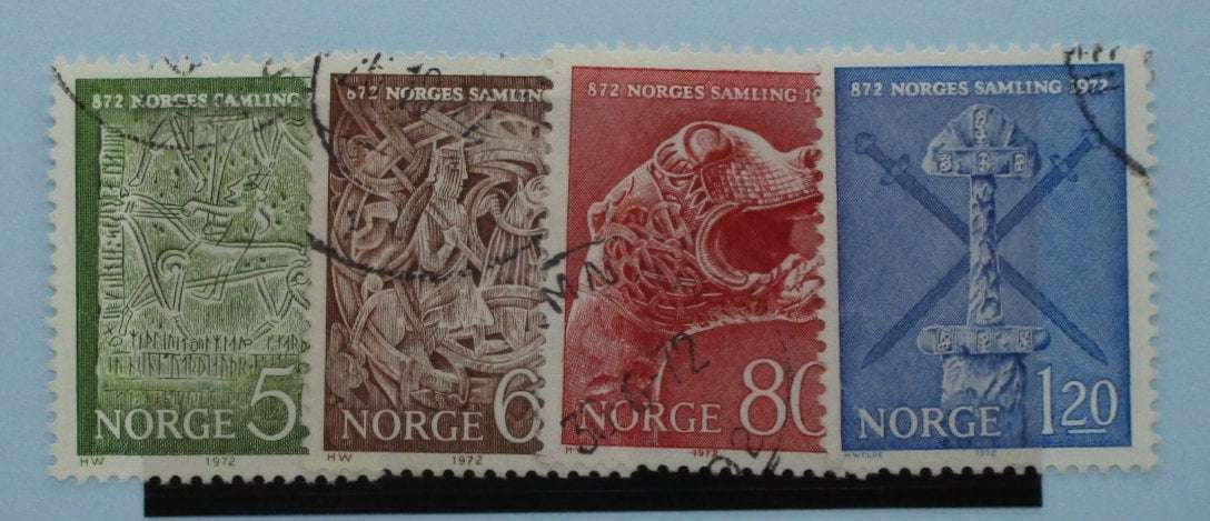 Norway Stamps, 1972, SG680-683, Used image 0