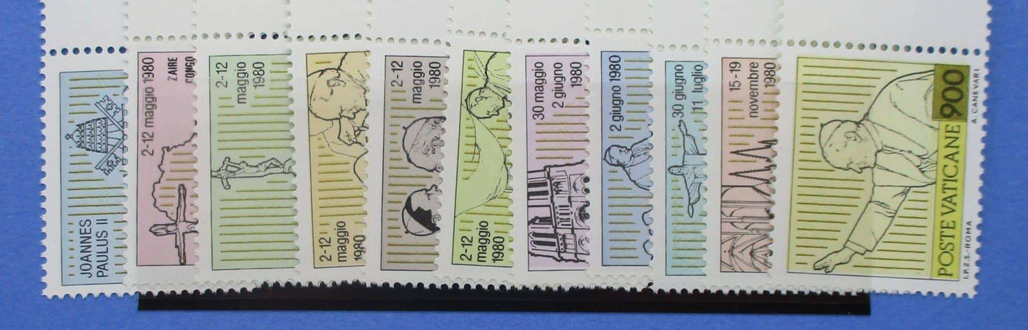 Vatican City Stamps, 1981, SG768-778, Mint image 0