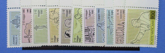 Vatican City Stamps, 1981, SG768-778, Mint image 0