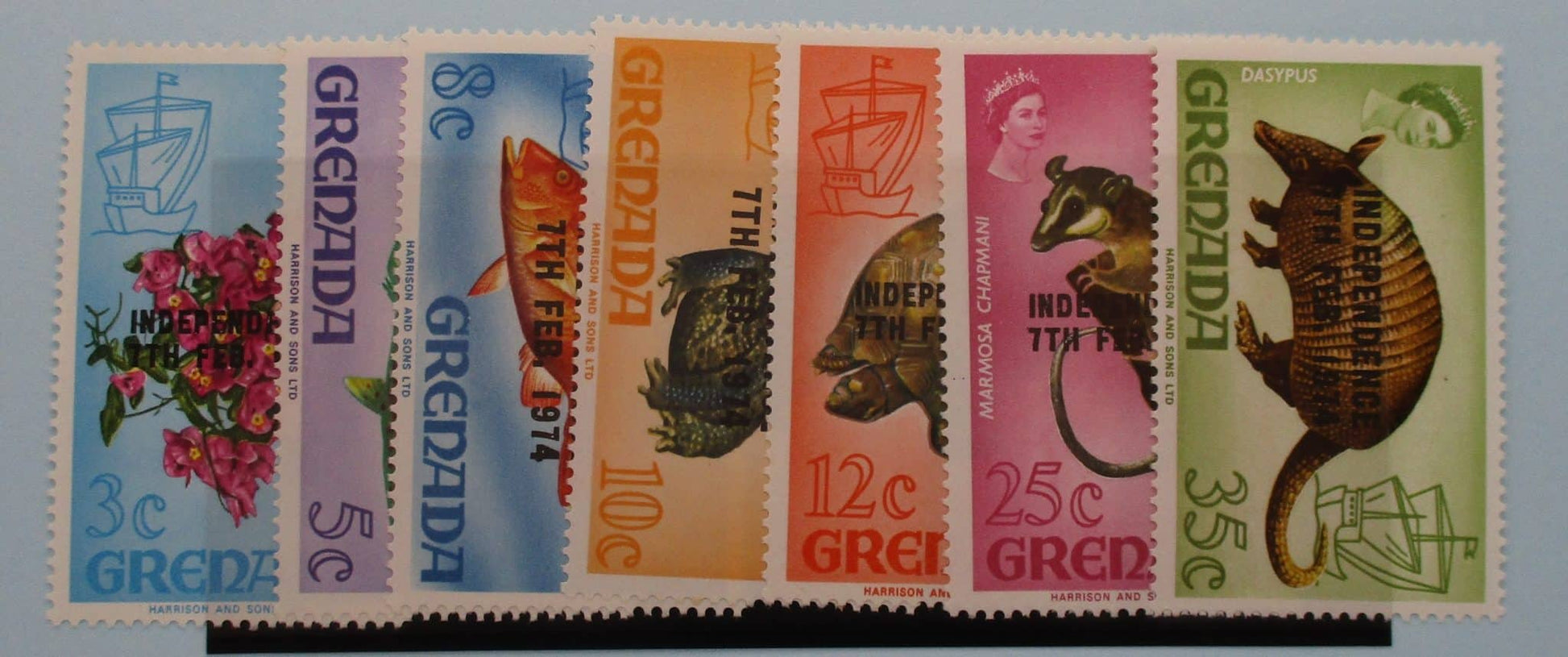 Grenada Stamps, 1974, SG596-602, Mint image 0