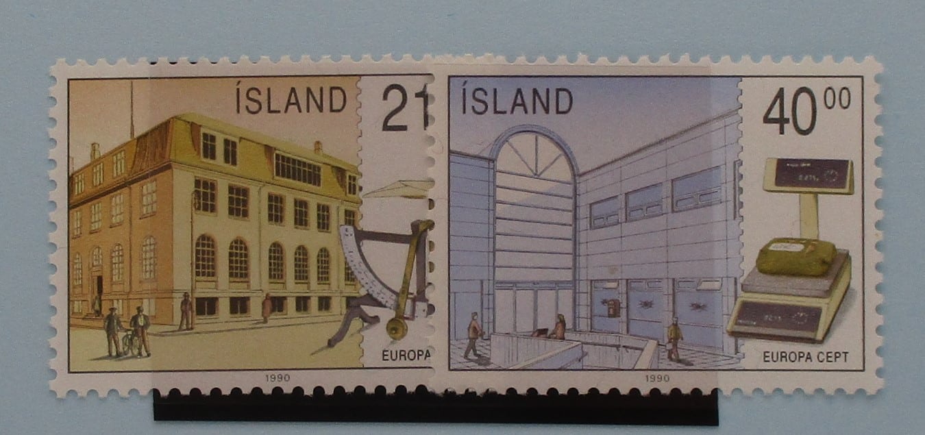 Iceland Stamps, 1990, SG753-754, Mint image 0