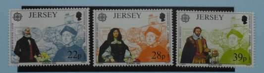 Jersey Stamps, 1992, SG584-586, Mint image 0