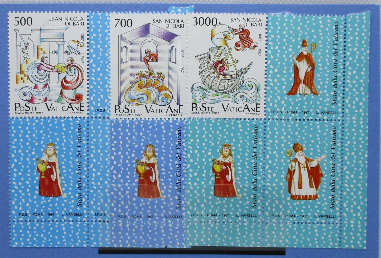 Vatican City Stamps, 1987, SG894-896, Mint image 0