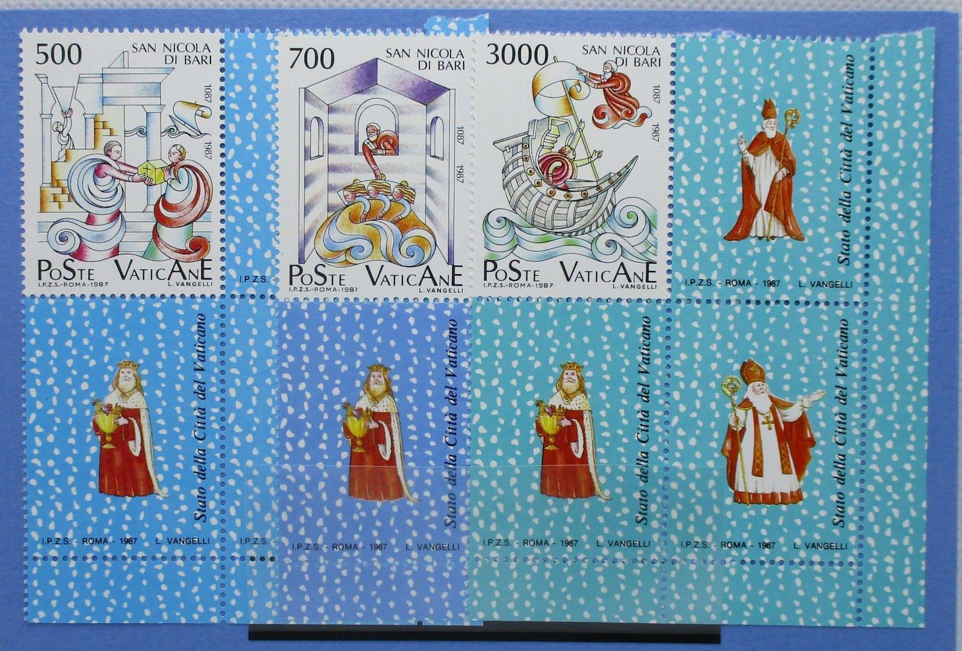 Vatican City Stamps, 1987, SG894-896, Mint image 0