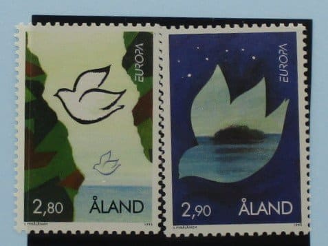 Aland Islands Stamps, 1995, SG96-97, Mint image 0