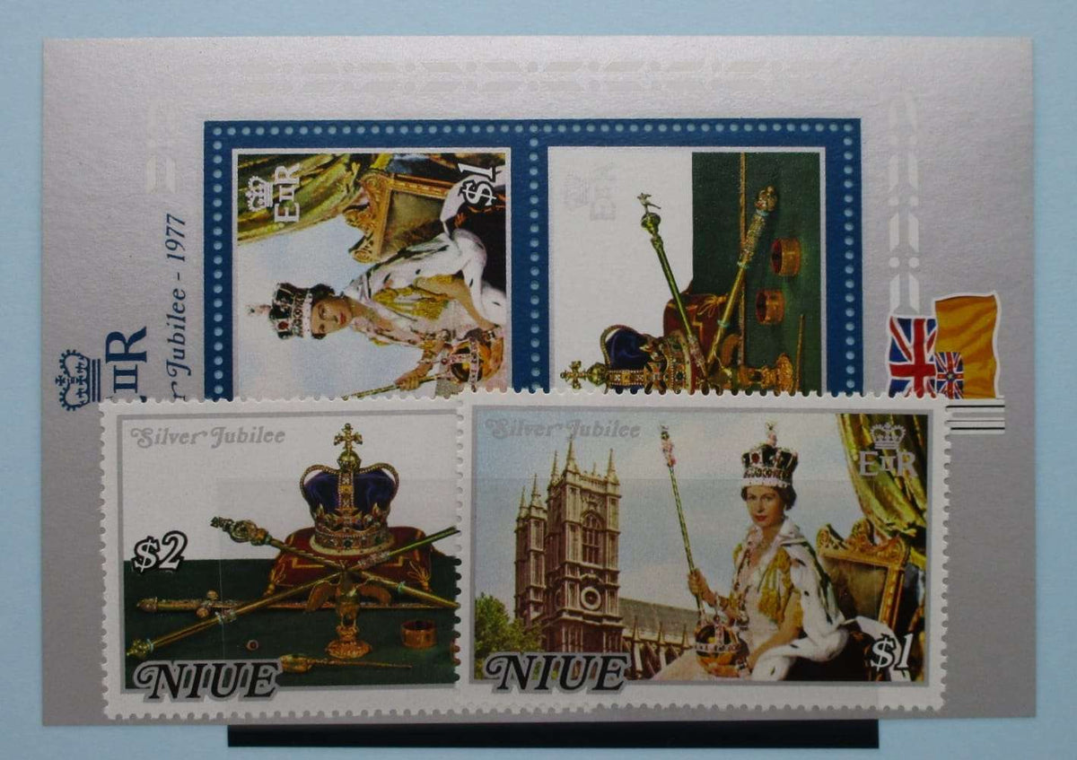 Niue Stamps, 1977, SG213-214, MS215, Mint image 0