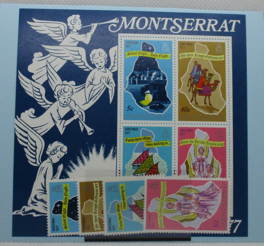 Montserrat Stamps, 1977, SG412-415, MS416, Mint image 0