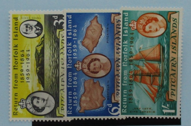 Pitcairn Islands Stamps, 1961, SG29-31, Mint image 0