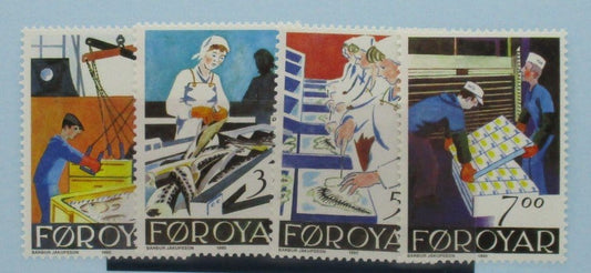 Faroe Islands Stamps, 1990, SG189-192, Mint image 0