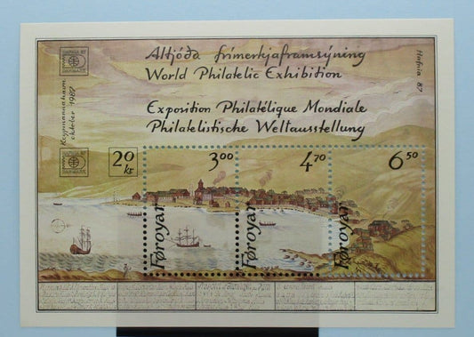 Faroe Islands Stamps, 1986, MS136, Mint image 0