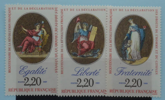 France Stamps, 1989, SG2871-2873, Mint image 0