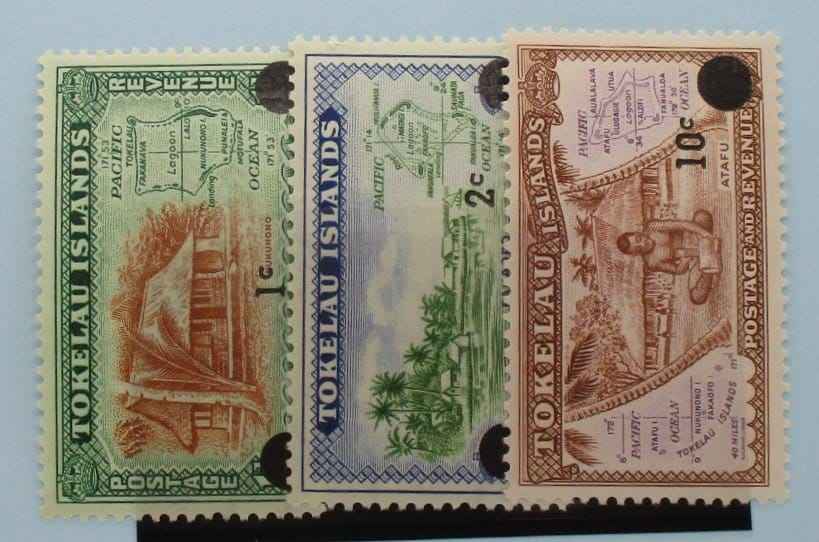 Tokelau Stamps, 1967-68, SG9-11, Mint image 0