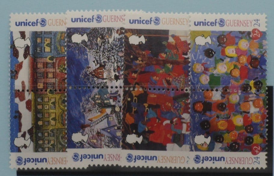 Guernsey Stamps, 1995, SG686a, 688a, 690a, 692a, Mint image 0