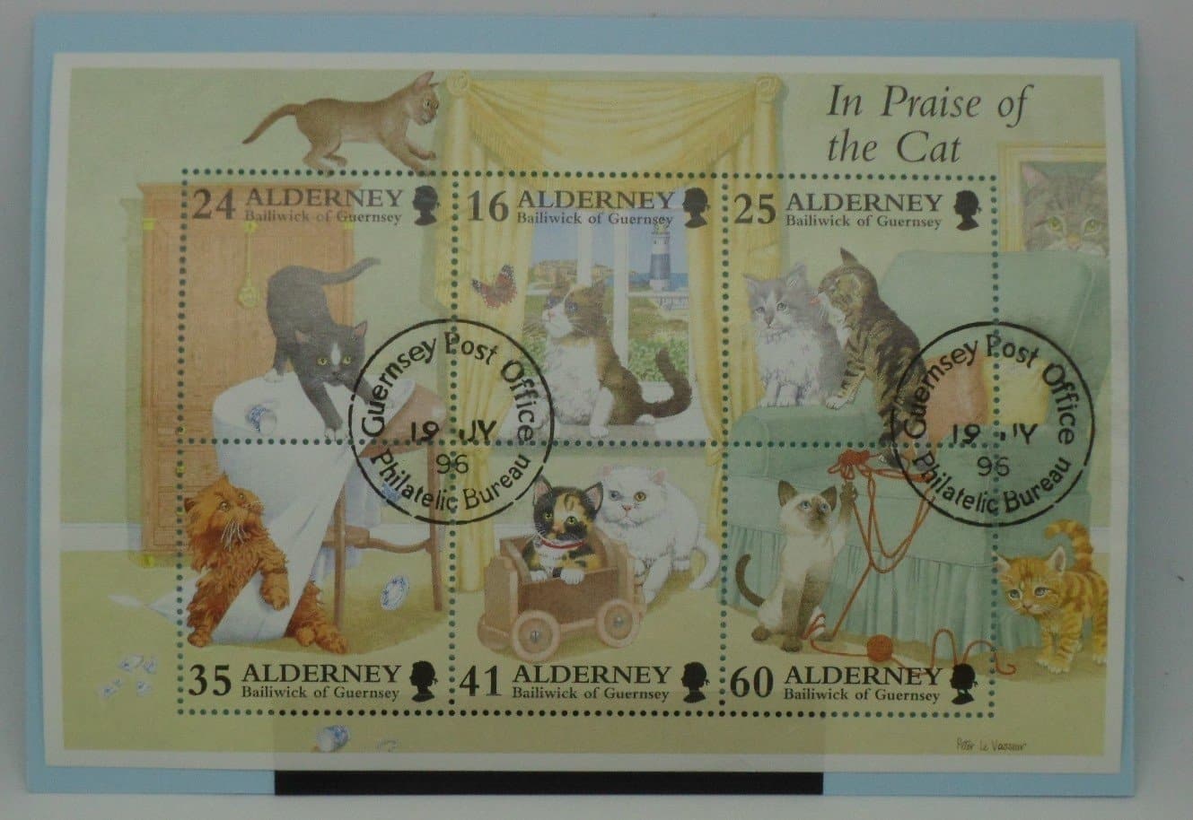 Alderney Stamps, 1996, MSA95, Used image 0