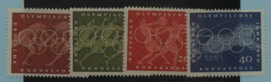 West Germany Stamps, 1960, SG1246-1249, Mint image 0