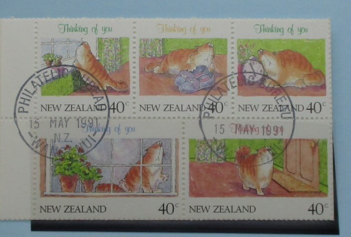 New Zealand Stamps, 1991, SB55, Used image 1