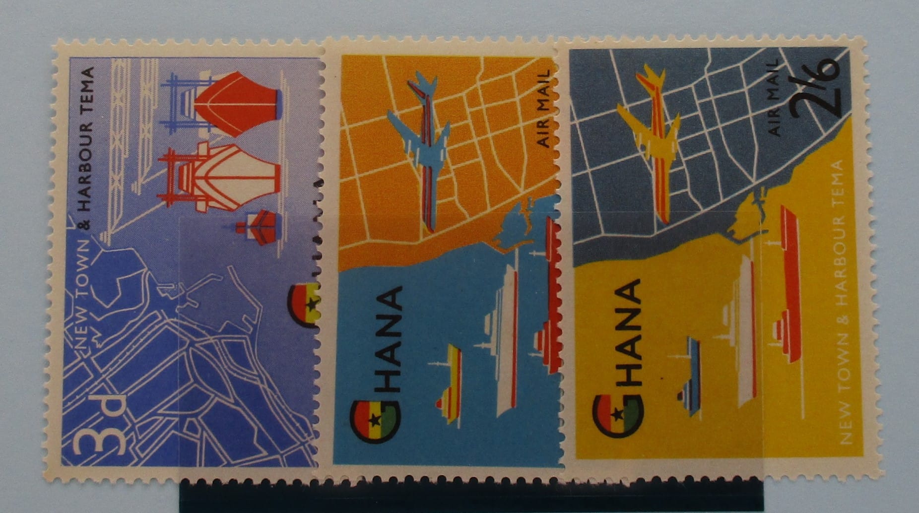 Ghana Stamps, 1962, SG274-276, Mint image 0