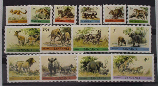 Tanzania Stamps, 1980, SG307-320, Mint image 0
