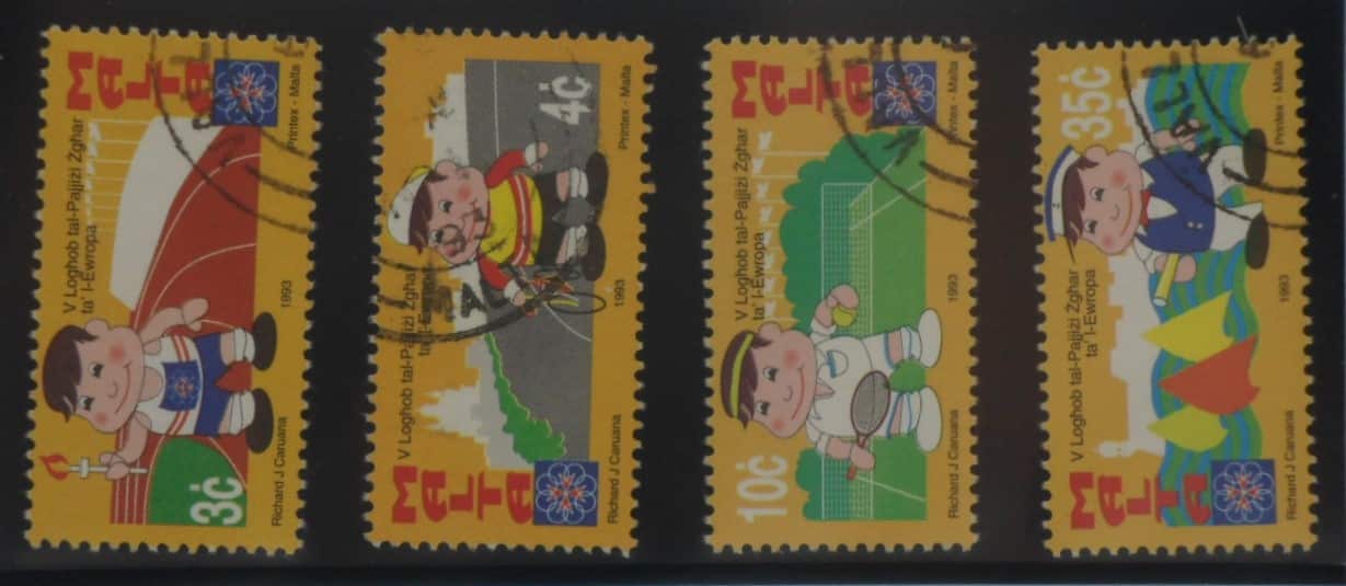 Malta Stamps, 1993, SG940-943, Used image 0
