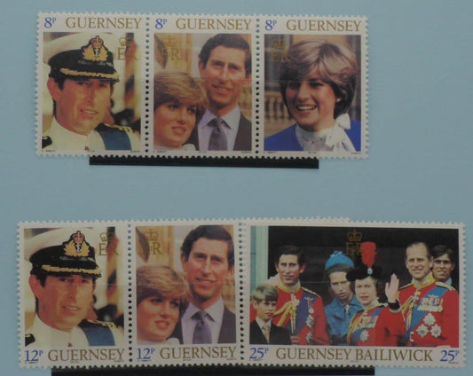 Guernsey Stamps, 1981, SG232a, SG235a, SG238, Mint image 0
