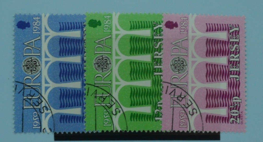 Jersey Stamps, 1984, SG330-332, Used image 0