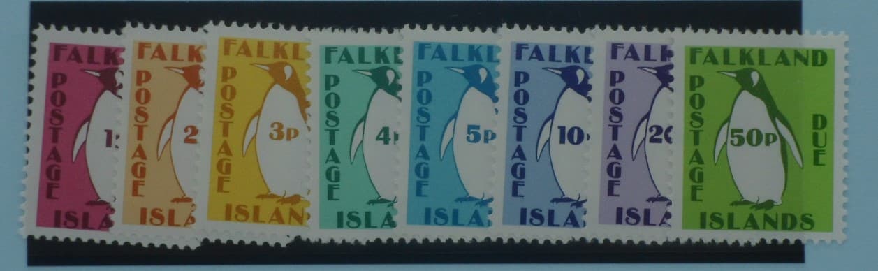 Falkland Islands Stamps, 1991, SGD1-D8, Mint image 0