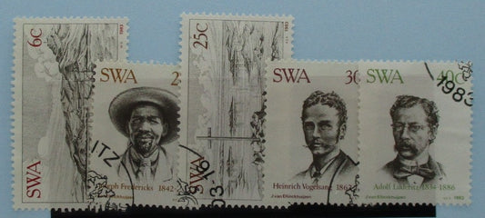 South West Africa Stamps, 1983, SG406-410, Used image 0