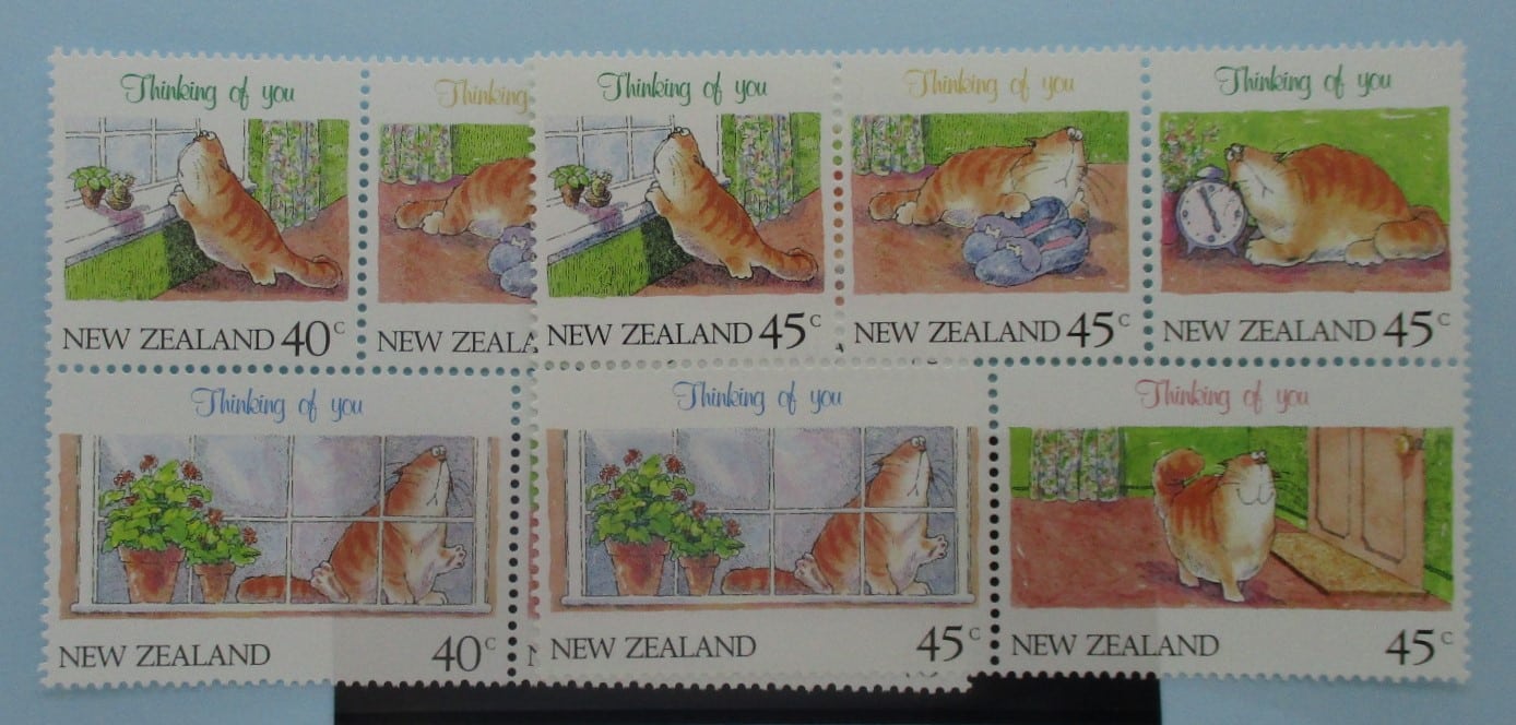 New Zealand Stamps, 1991, SG1604a, SG1609a, Mint image 0