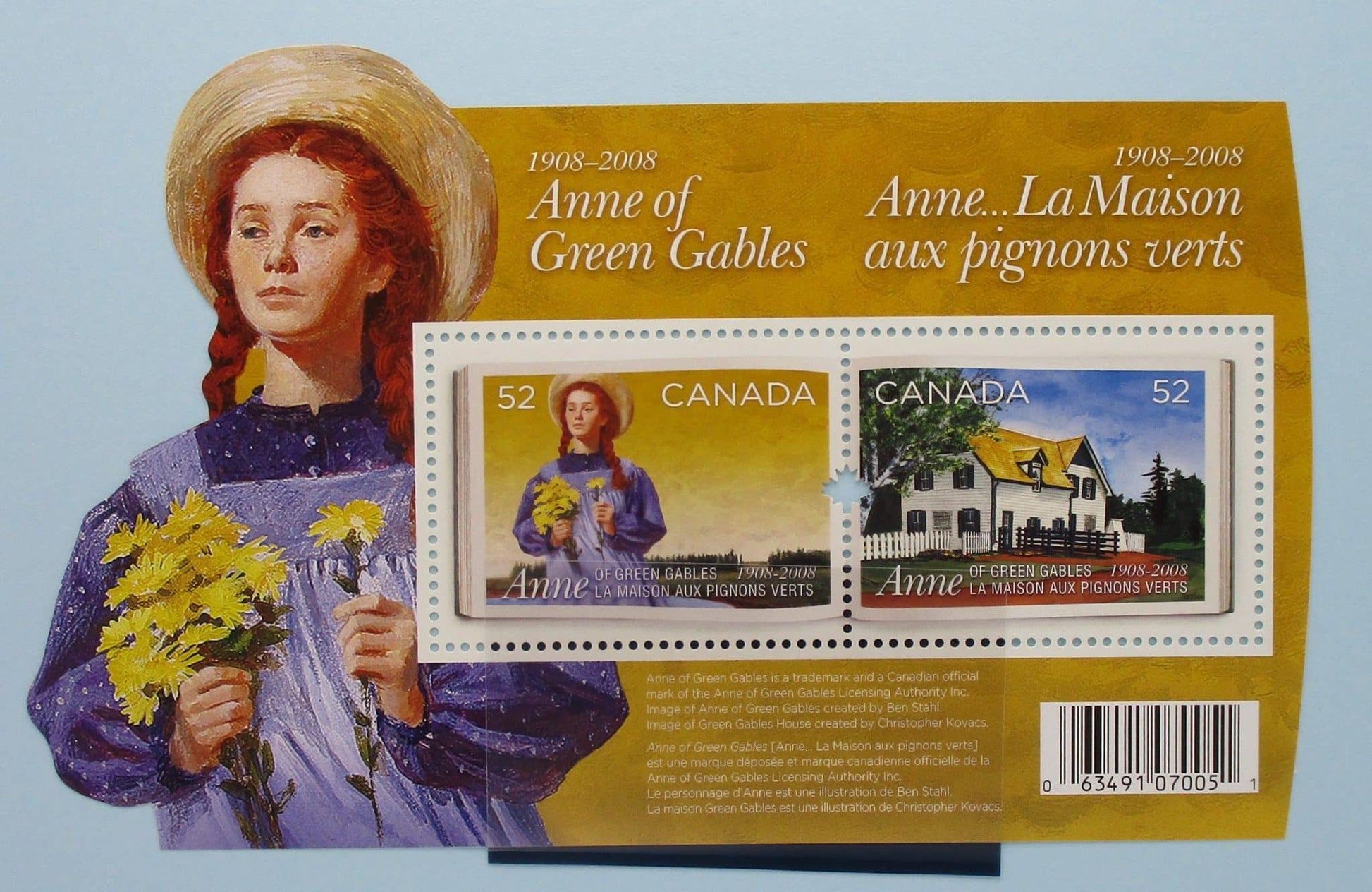 Canada Stamps, 2008, MS2559, Mint image 0
