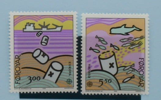 Faroe Islands Stamps, 1986, SG131-132, Mint image 0