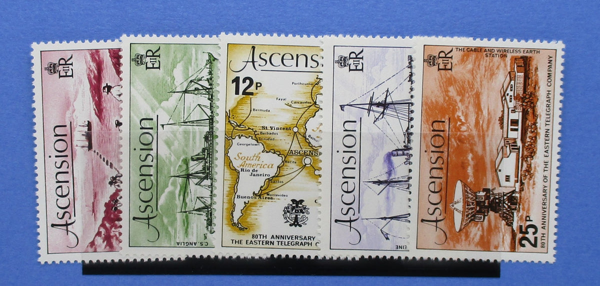 Ascension Island Stamps, 1979, SG249-253, Mint