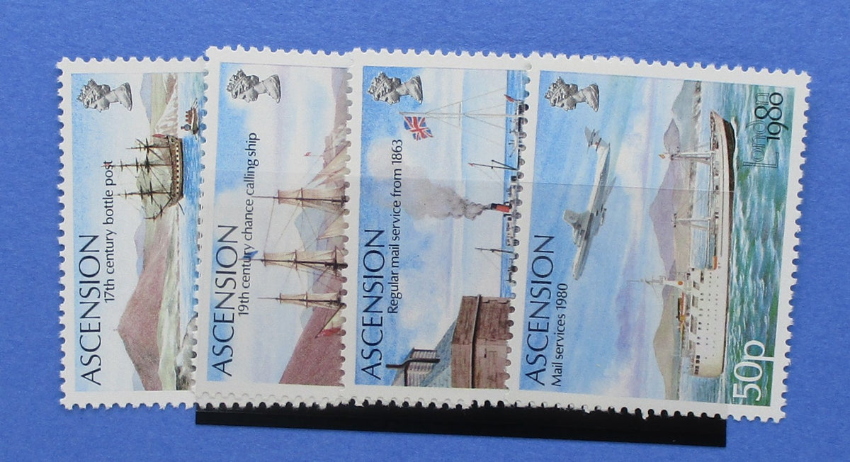 Ascension Island Stamps, 1980, SG264-267, Mint