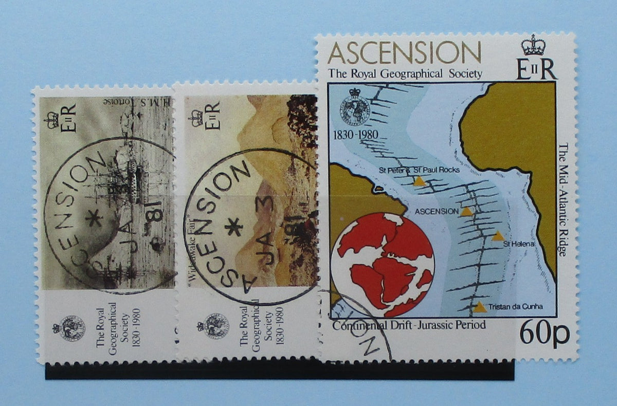 Ascension Island Stamps, 1980, SG274-276, Used