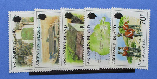 Ascension Island Stamps, 1988, SG456-460, Mint