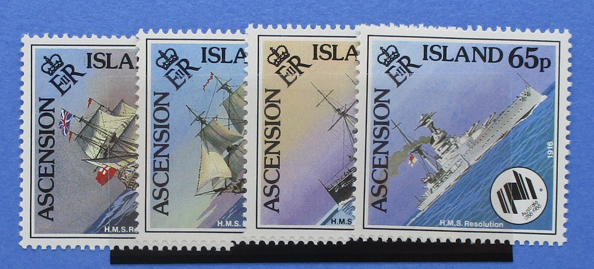 Ascension Island Stamps, 1988, SG461-464, Mint