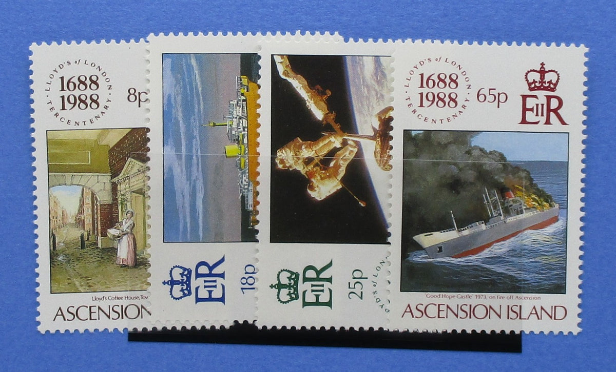 Ascension Island Stamps, 1988, SG474-477, Mint