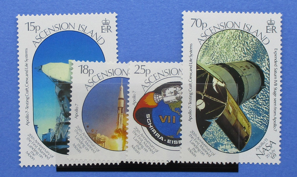Ascension Island Stamps, 1989, SG493-496, Mint