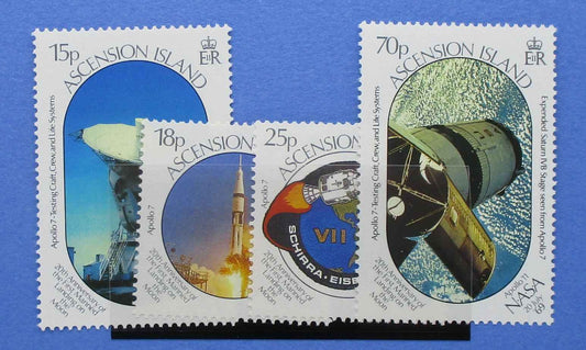 Ascension Island Stamps, 1989, SG493-496, Mint