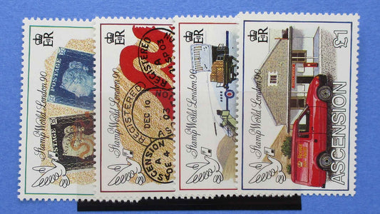 Ascension Island Stamps, 1990, SG521-524, Mint