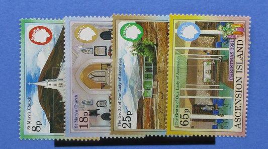 Ascension Island Stamps, 1991, SG550-553, Mint