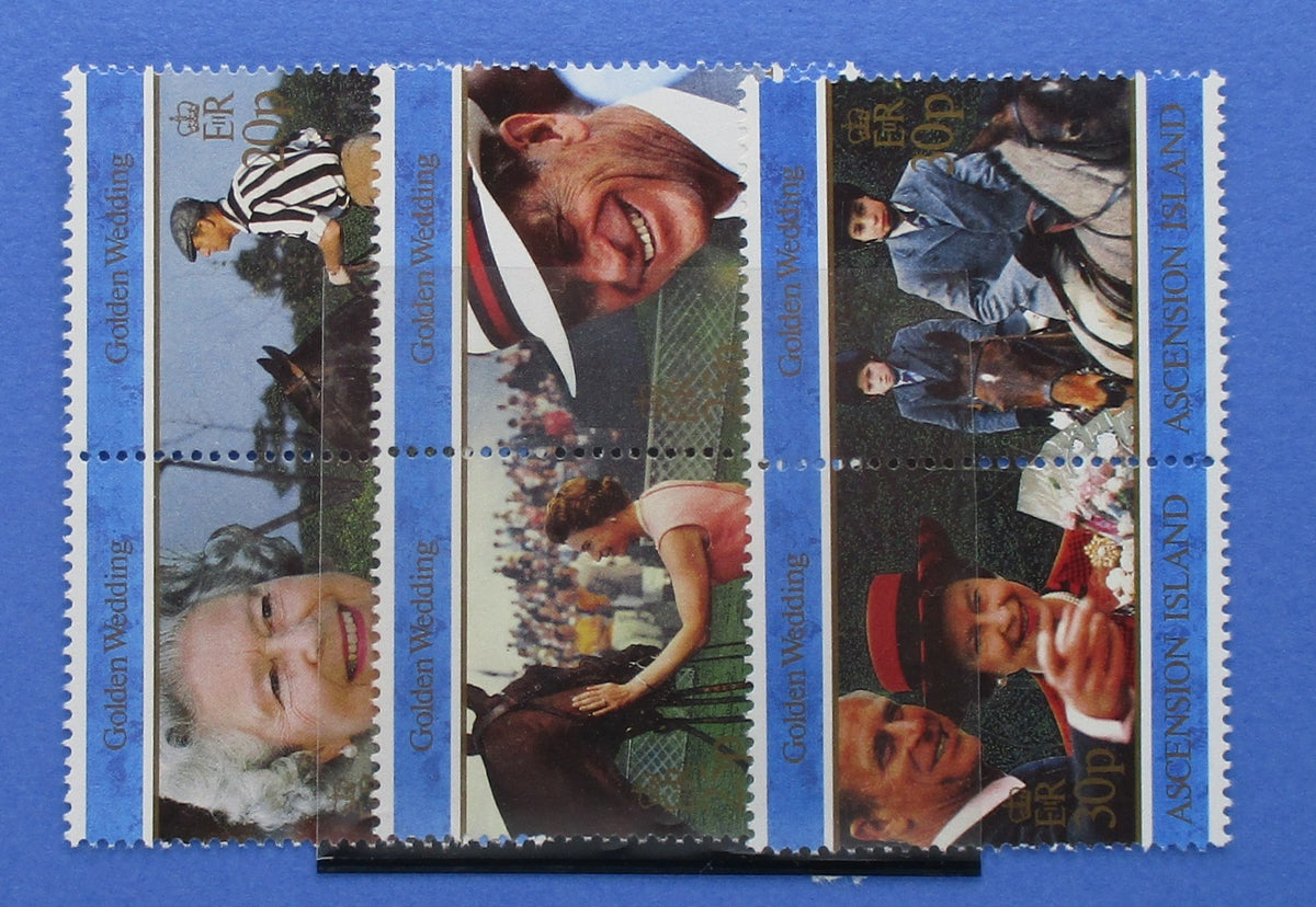 Ascension Island Stamps, 1997, SG719a, SG721a, SG723a, Mint