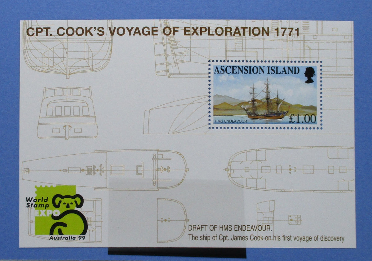Ascension Island Stamps, 1999, MS769, Mint