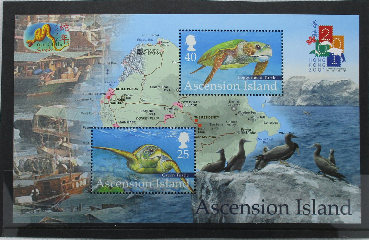 Ascension Island Stamps, 2001, MS814, Mint