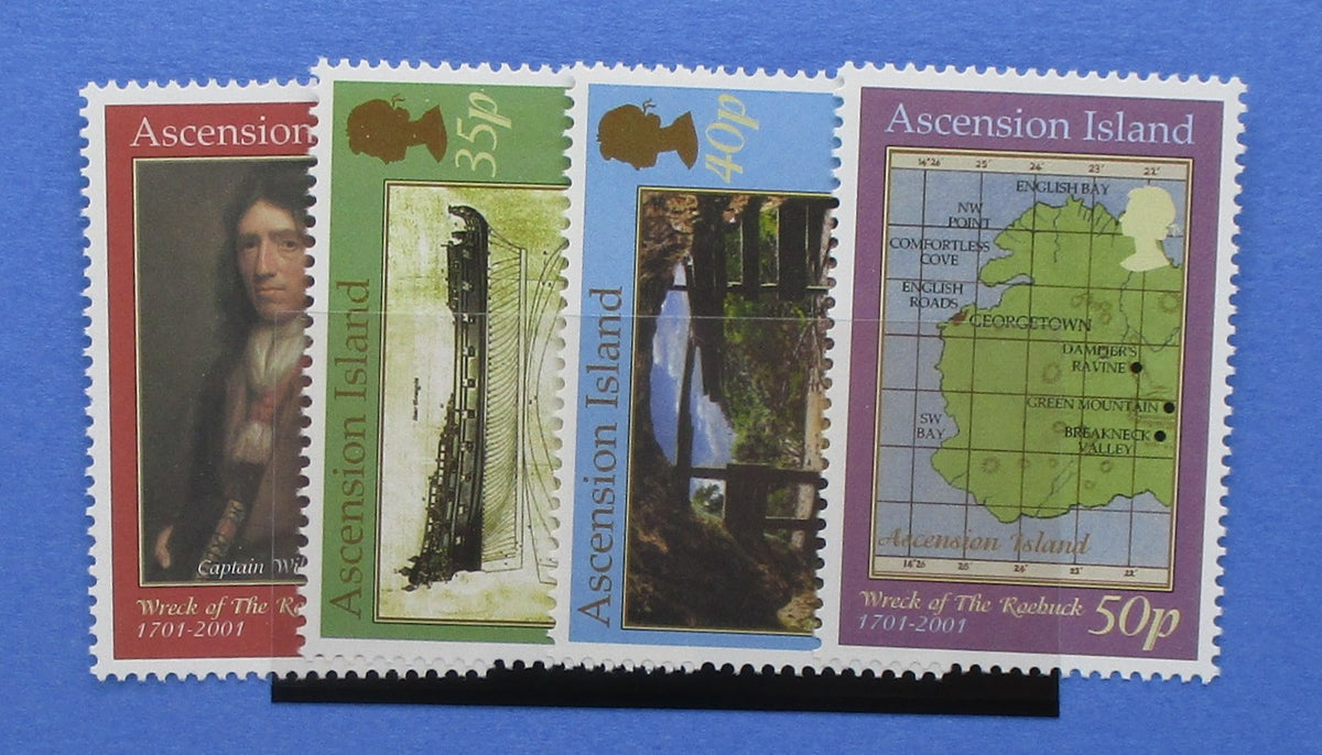 Ascension Island Stamps, 2001, SG815-818, Mint