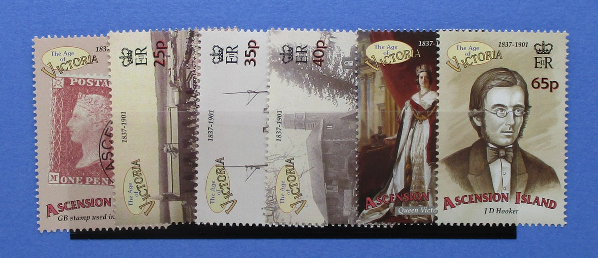 Ascension Island Stamps, 2001, SG823-828, Mint