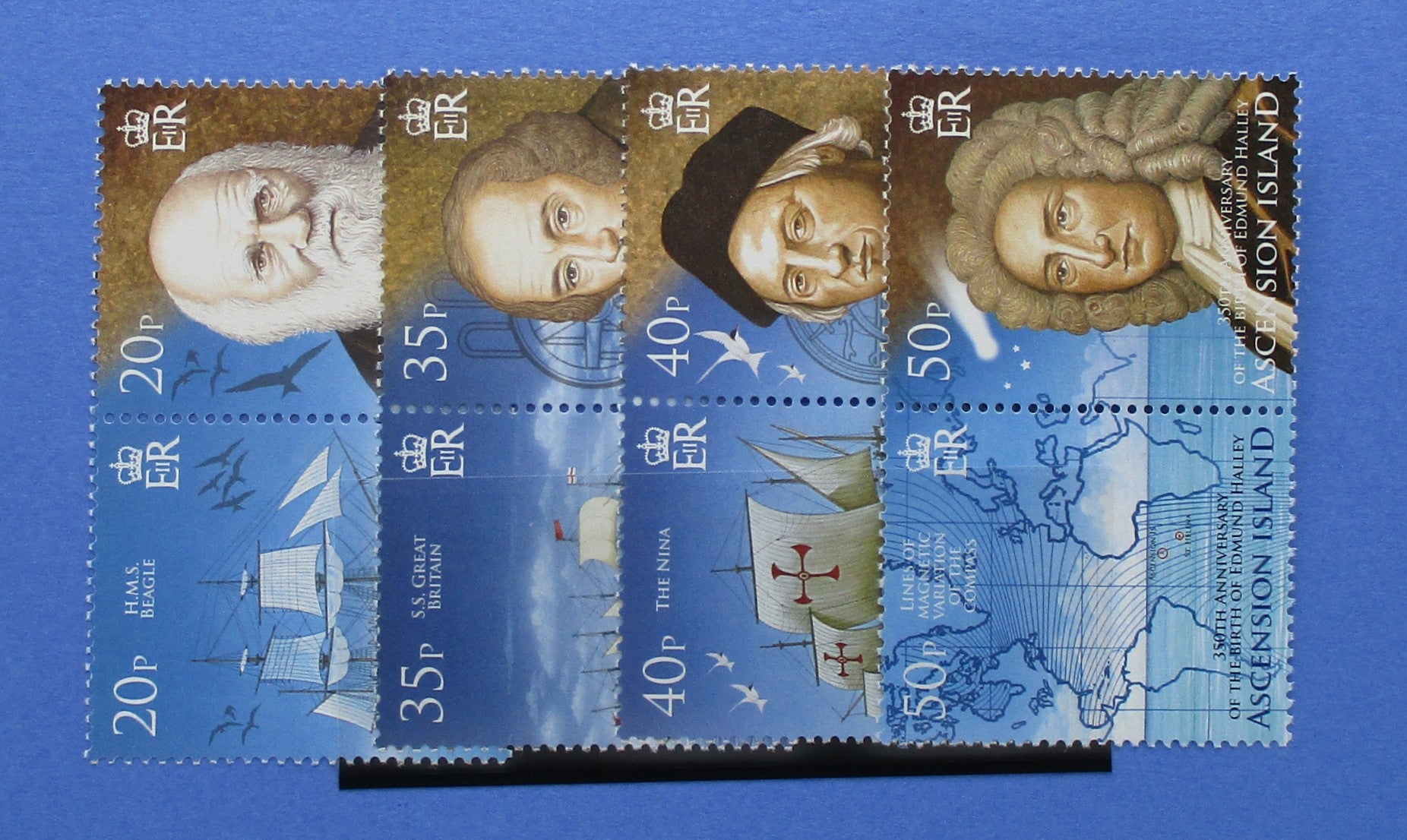 Ascension Island Stamps, 2006, SG950a, 952a, 954a, 956a, Mint