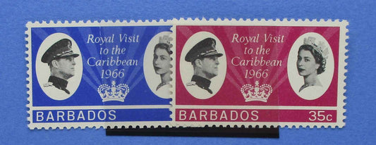 Barbados Stamps, 1966, SG340-341, Mint