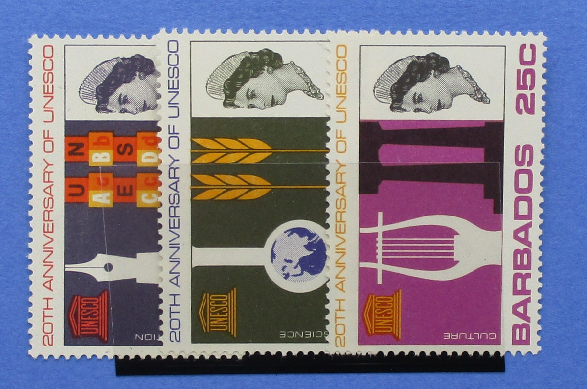 Barbados Stamps, 1967, SG360-362, Mint