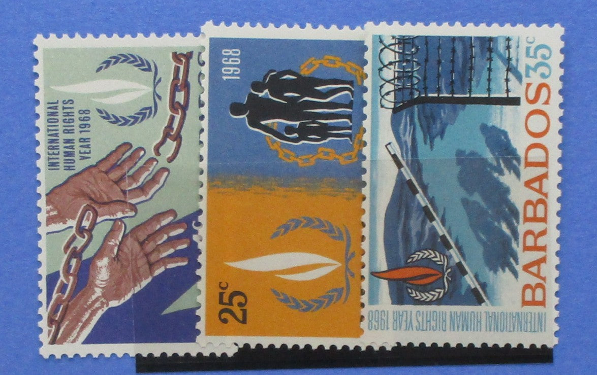 Barbados Stamps, 1968, SG378-380, Mint